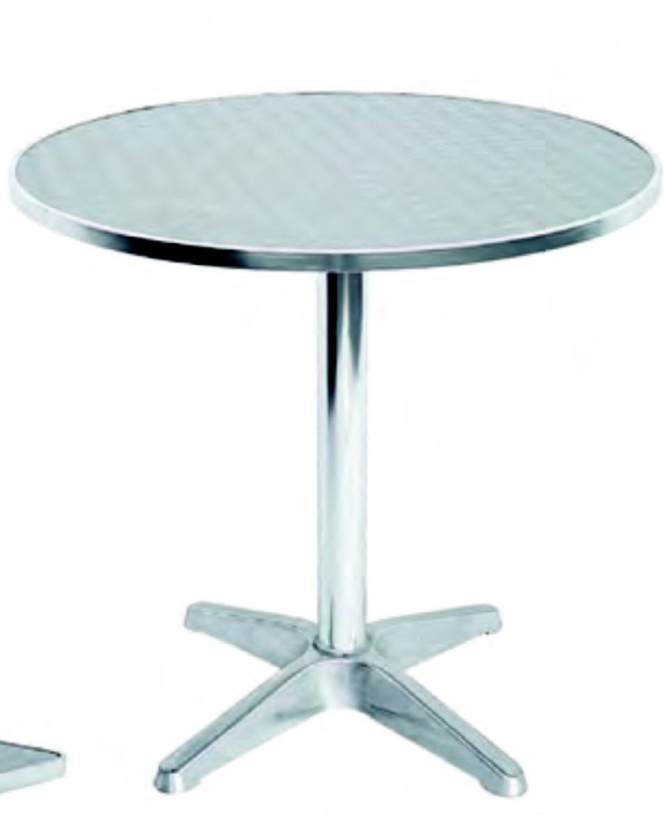Offerta! Tavolo Bar professionale rotondo diametro 60 in alluminio e  acciaio 1 gamba 3 piedini